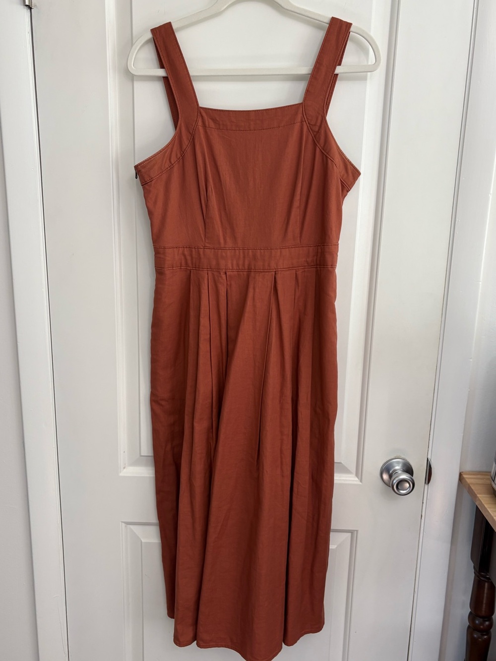 Universal Thread Rust Pinafore Midi Dress